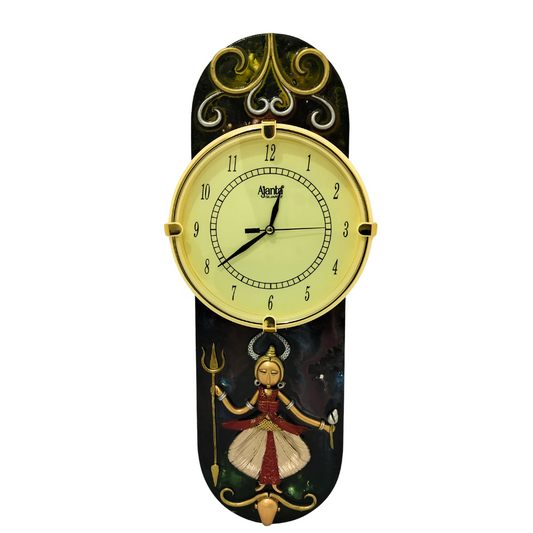 18 X 7 - Clock - Durga at bottom - Fusion Art (Copy)