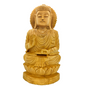 10 inch Buddha on Lotus - wood carving