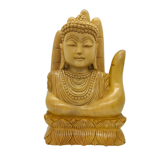 8 inch Buddha Hand - wood carving